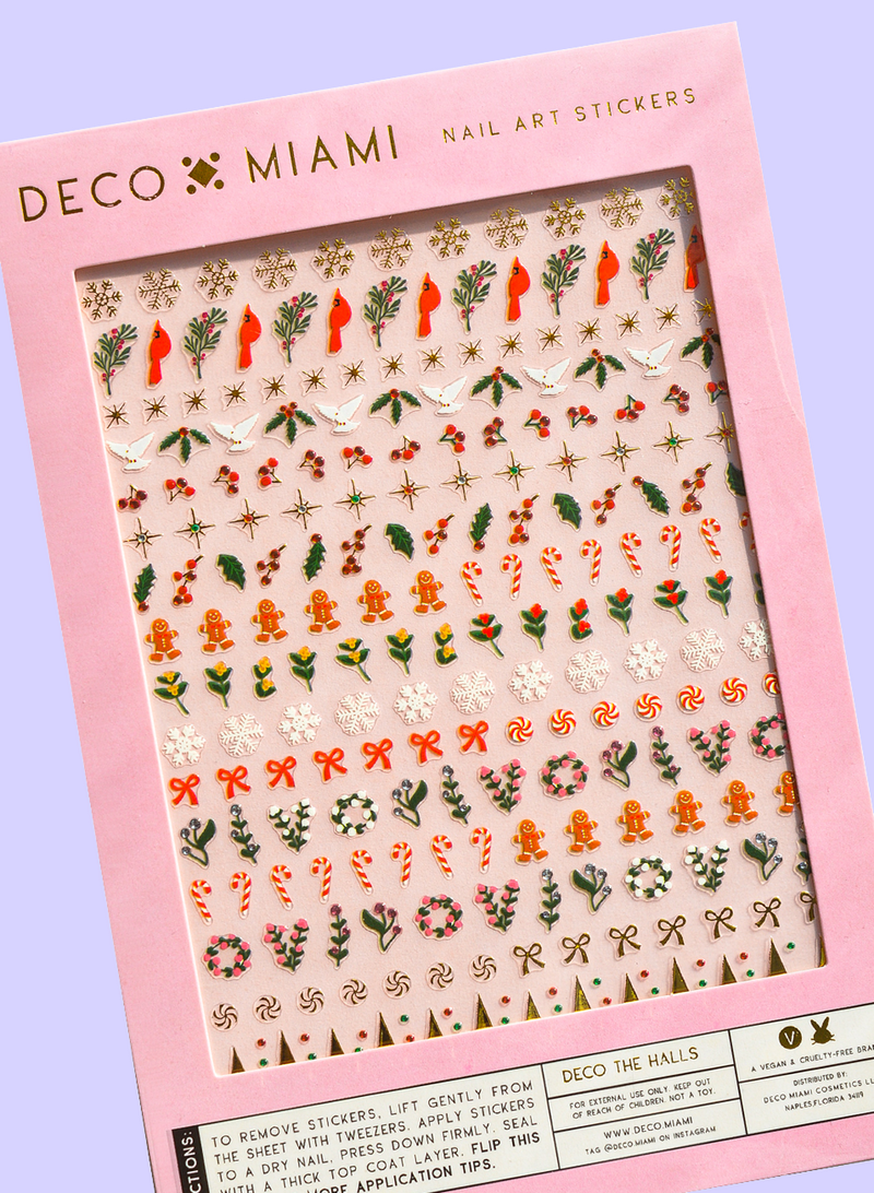 Deco The Halls Nail Decals